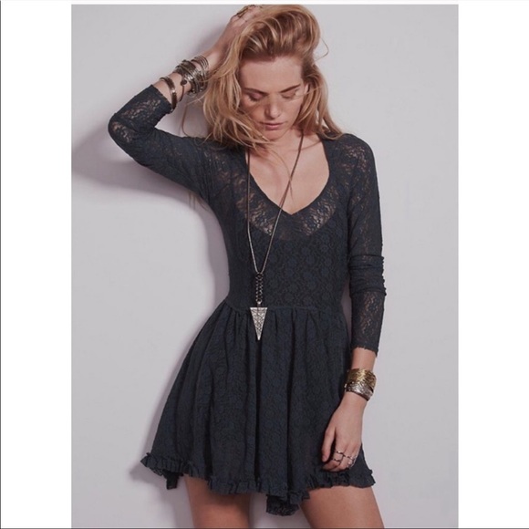 Free People Dresses & Skirts - Intimately free people look both ways lace sheer mini dress large